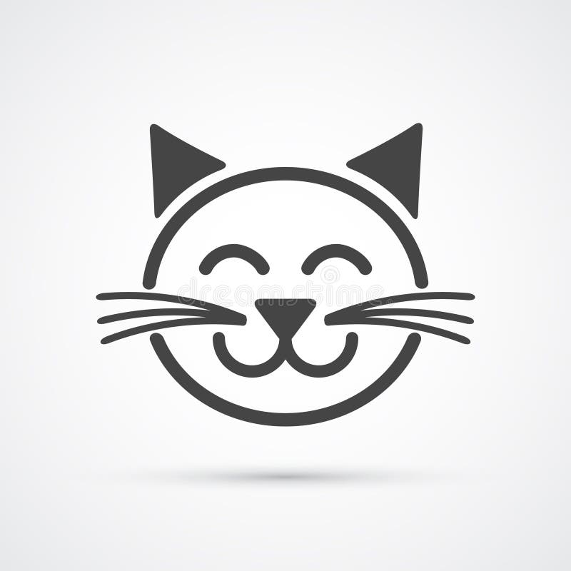 Cat icon set vector illustration symbol Stock Vector by ©slalomop 107069186