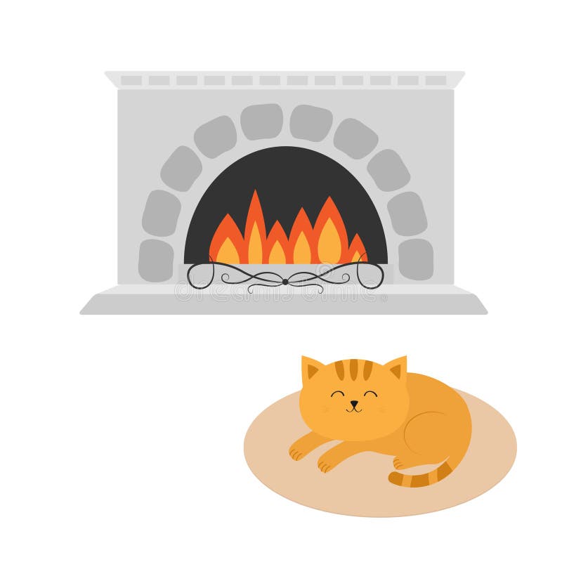 Lying Cat Icon Set Siamese Red Stock Vector (Royalty Free) 443555572