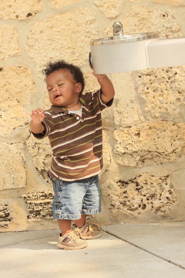 Cute Baby Portrait stock photo. Image of black, american 5489280