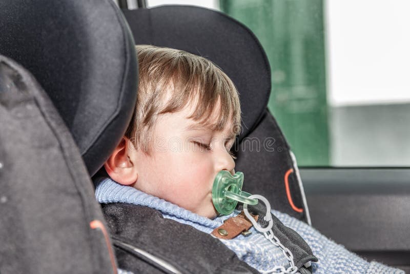 Child with Pacifier Asleep in Crib Stock Image Image of baby, cradle 127729919