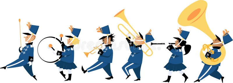 Marching Band Stock Illustrations 731 Marching Band Stock
