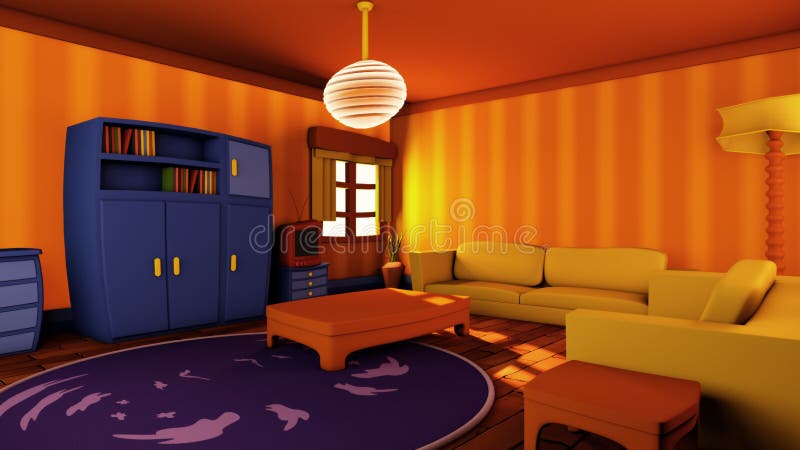 Sở hữu căn phòng khách đầy màu sắc, đáng yêu hơn với hình nền hoạt hình đáng yêu. Sự kết hợp giữa cảnh quan và hình ảnh sẽ mang lại một không gian sống sống động và tràn đầy niềm vui.