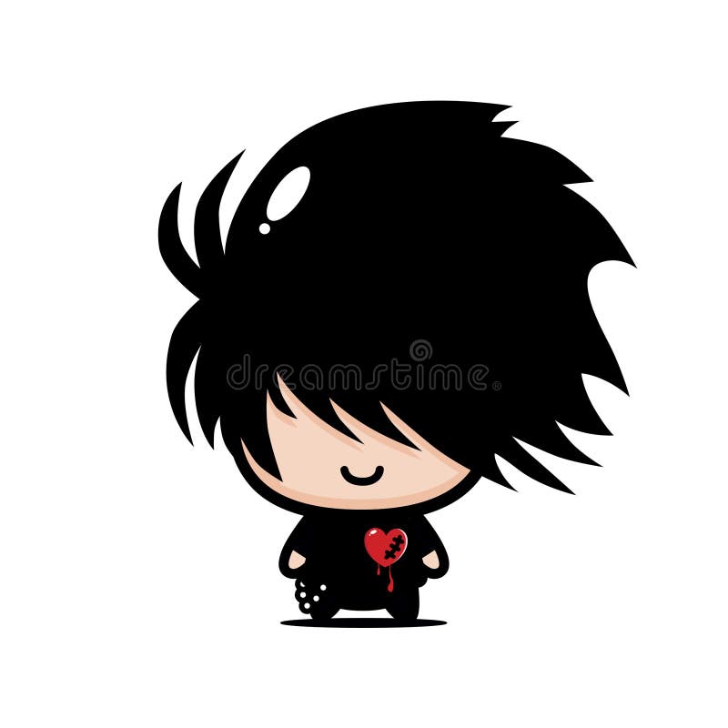 Cute and Cool Cartoon Boy Character with Emo Style Stock Vector - Illustration of cute, teen: 219826984 Cute and Cool Cartoon Boy Character with Emo Style Stock Vector - Illustration of cute, teen: 219826984
