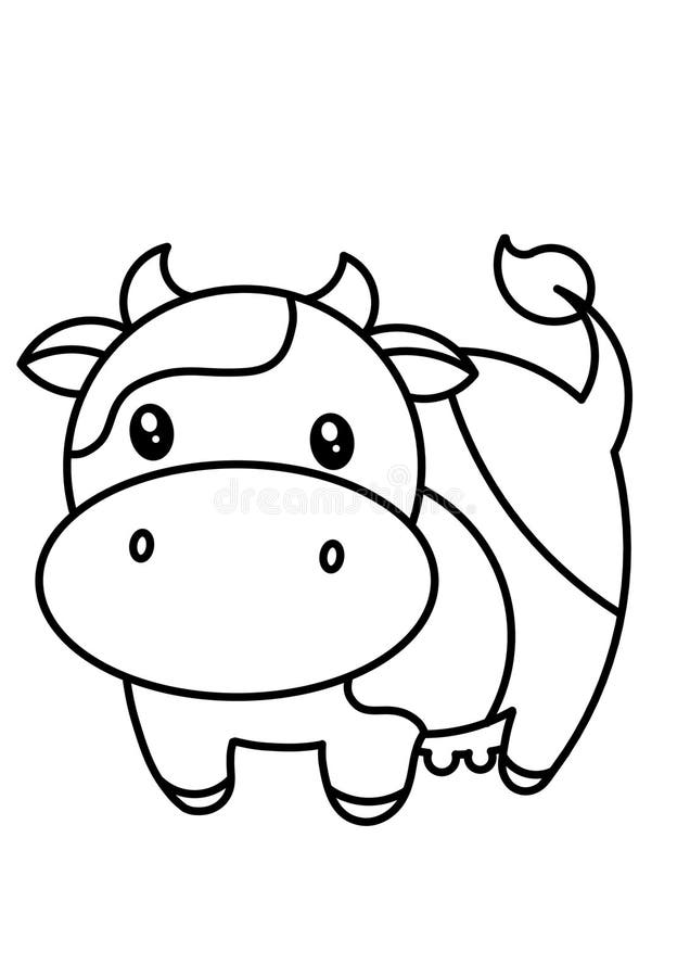 coloring pages of cows free printable