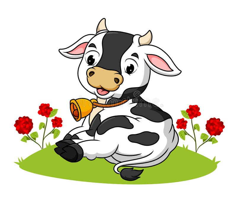 Cow Laying Stock Illustrations – 75 Cow Laying Stock Illustrations, Vectors  & Clipart - Dreamstime