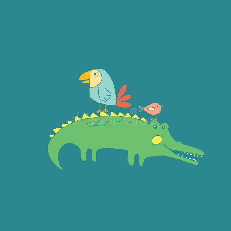 baby alligator cartoon