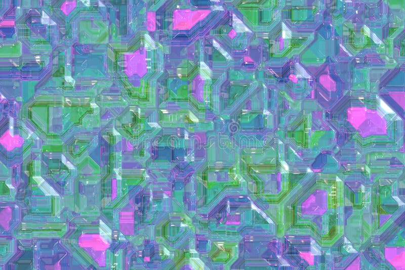 Cute Digital Crystal Template Digital Art Texture or Background