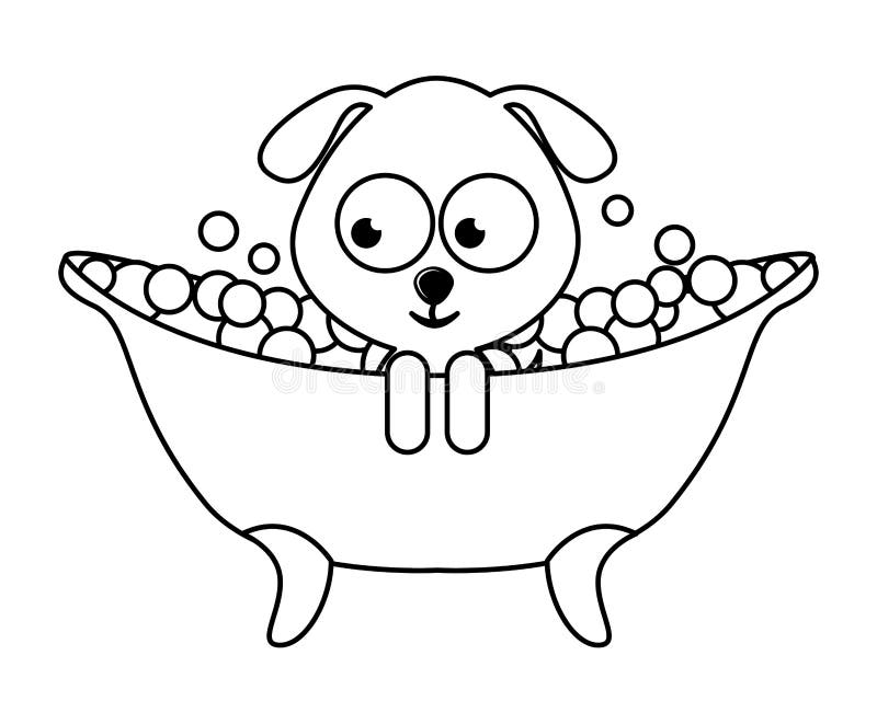 Dog Cartoon Bathing Stock Illustrations – 370 Dog Cartoon Bathing Stock ...