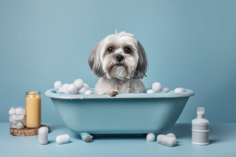 Dog Bath Ai Stock Illustrations 961 Dog Bath Ai Stock Illustrations