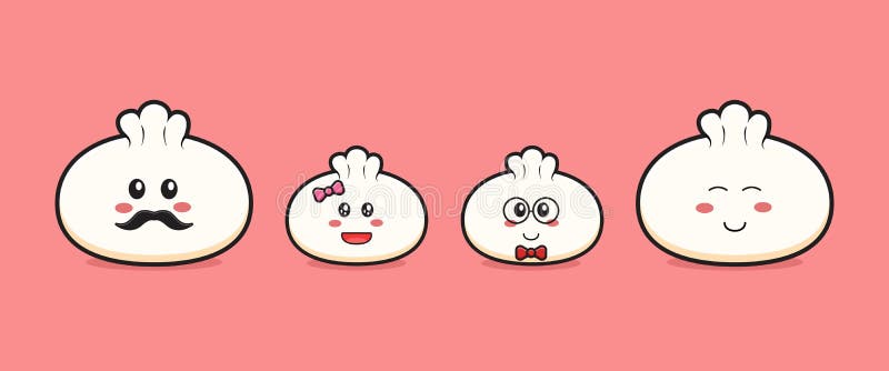 Cute Dumpling Family Cartoon Icon Illustration Stock Illustration - Illustration of banner, cuisine: 225815691 Cute Dumpling Family Cartoon Icon Illustration Stock Illustration - Illustration of banner, cuisine: 225815691