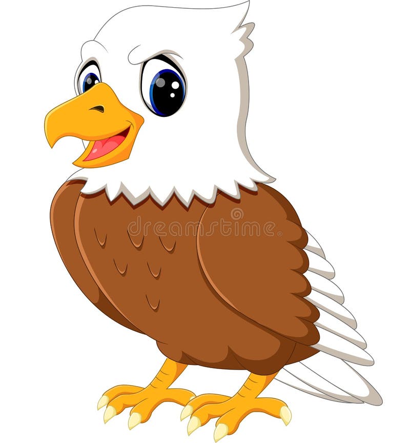 cartoon eagle drawing