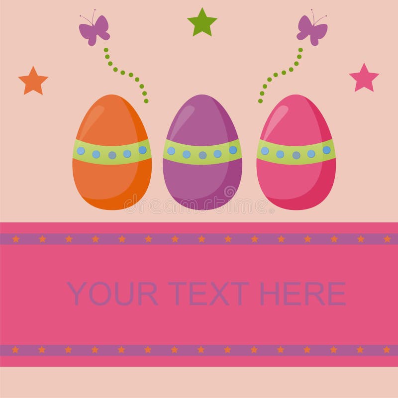 Cute easter background