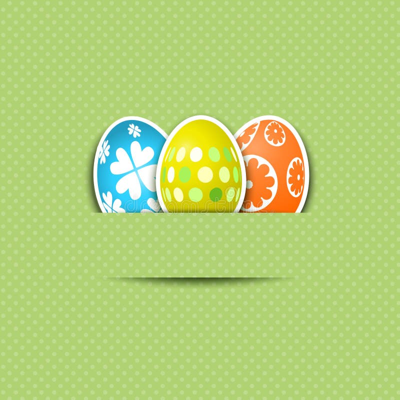 Cute Easter egg background