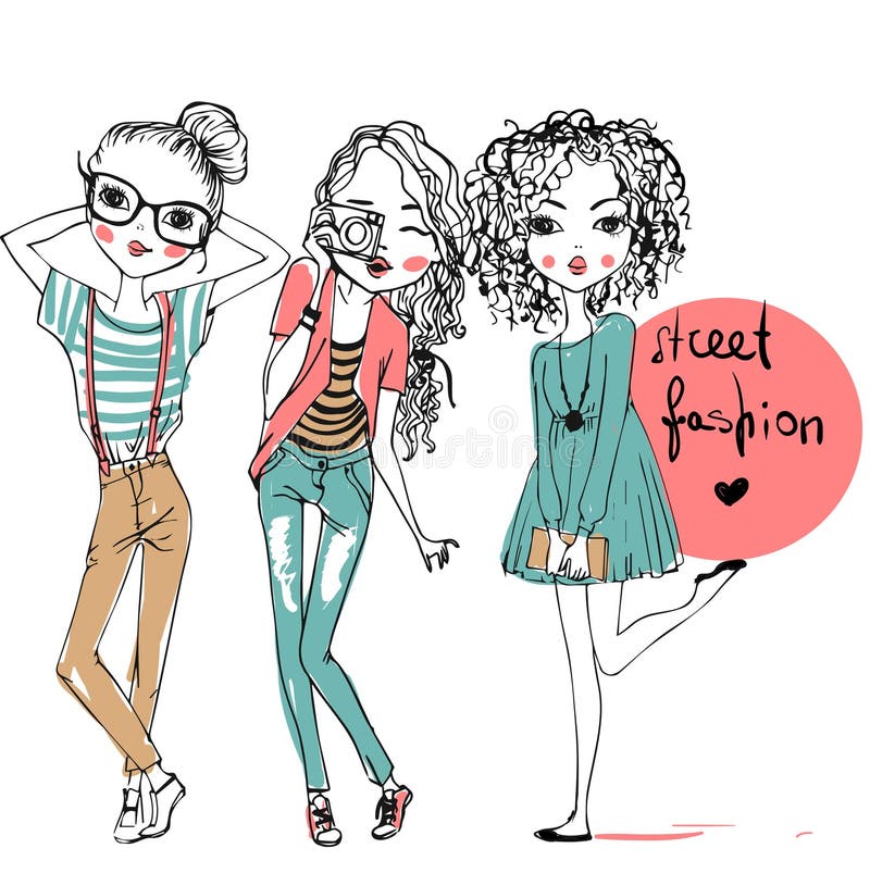 Cute fashion girls