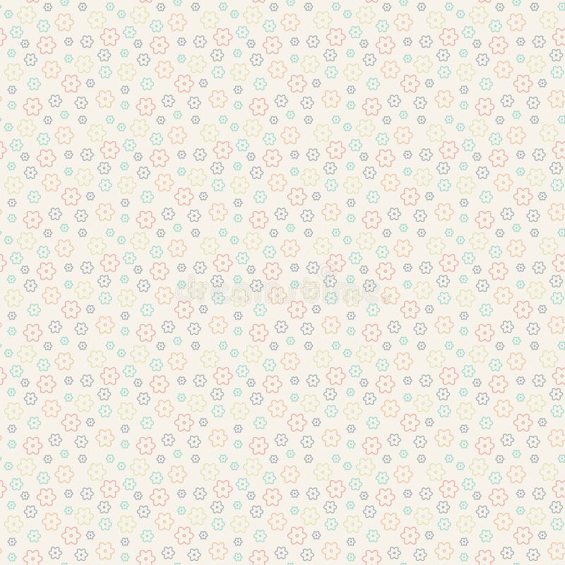 Cute floral pattern in the small flower. Seamless vector texture. royalty free illustration Cute floral pattern in the small flower. Seamless vector texture. royalty free illustration