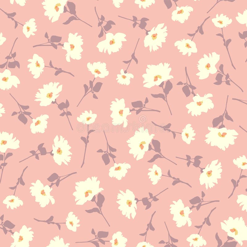 Abstract floral pattern perfect for textile design vector illustration