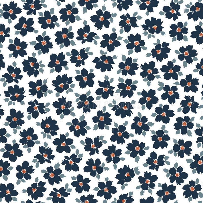Abstract floral pattern perfect for textile design vector illustration