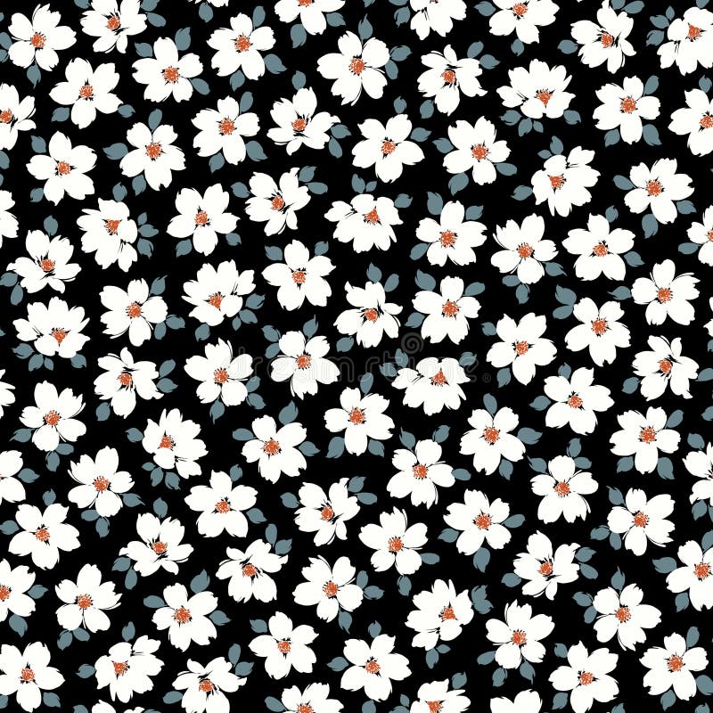 Abstract floral pattern perfect for textile design vector illustration