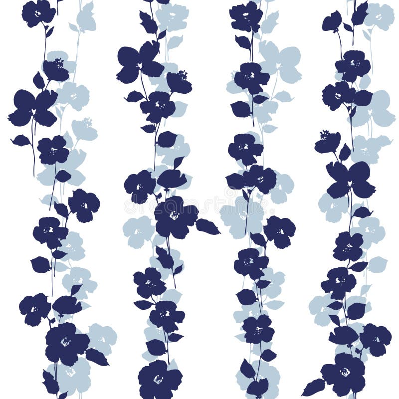 Abstract floral pattern perfect for textile design royalty free illustration