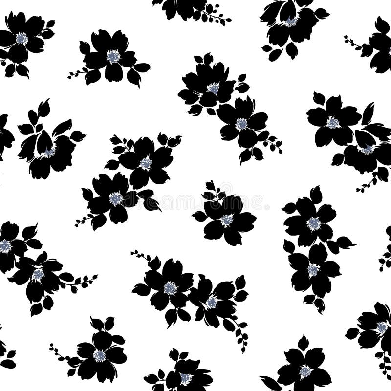 Abstract floral pattern perfect for textile design vector illustration