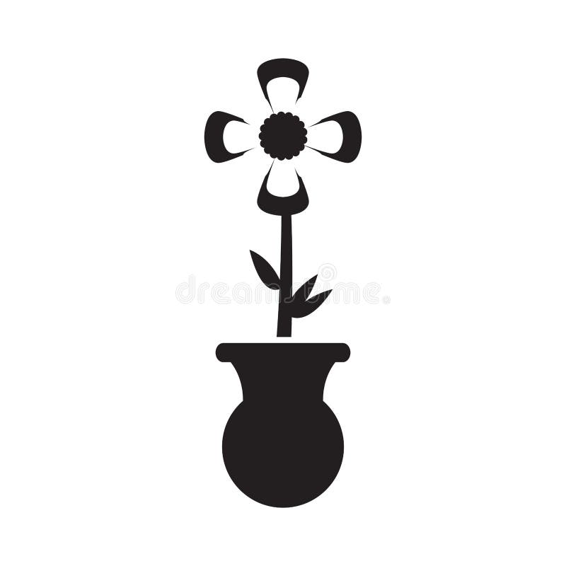 Free Free 172 Silhouette Flower Pot Svg SVG PNG EPS DXF File