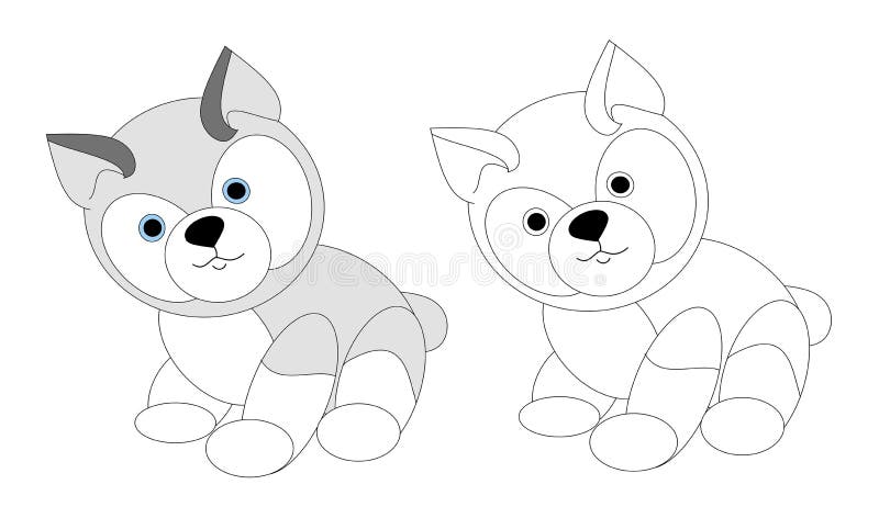 Download Cute Friendly Puppy Dog Doggy Animal Animal Kingdom Illustration Dog Head Emblem Paiting Coloring Book Children S Books Stock Illustration Illustration Of Animal Children 144635823