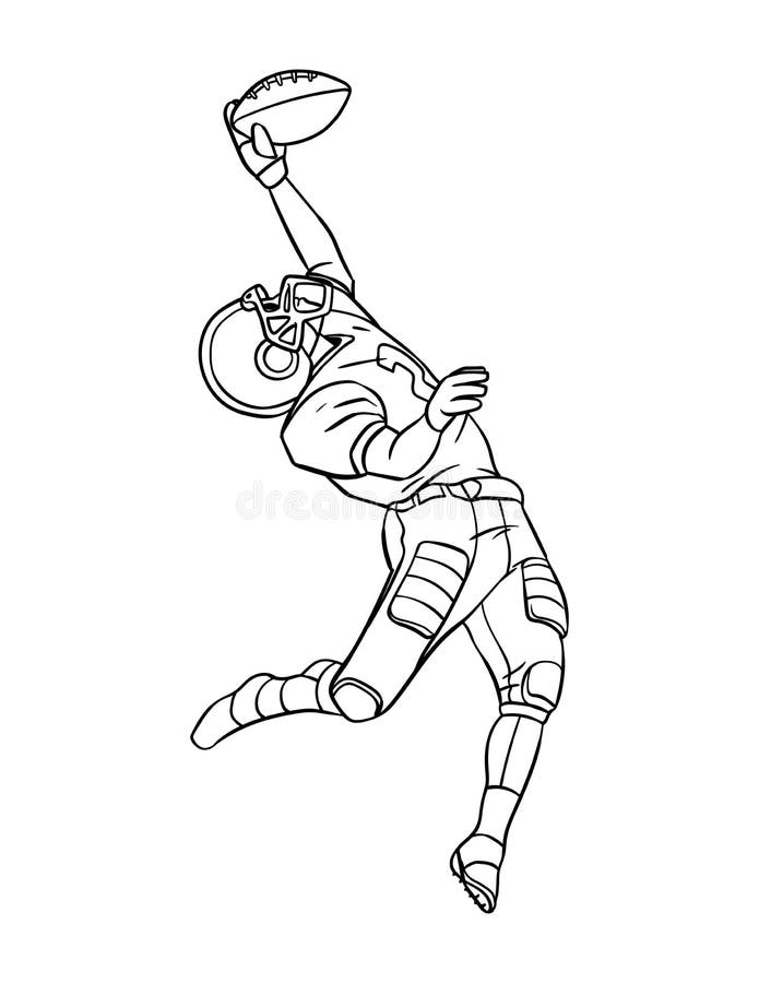 football players coloring pages