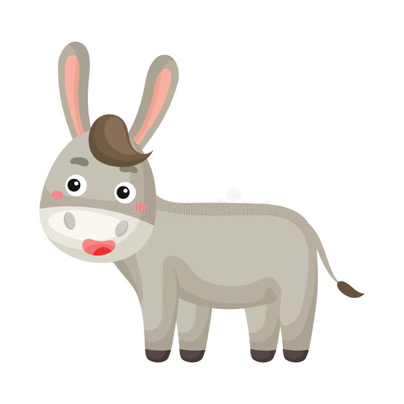 Funny Smiling Donkey Stock Illustrations – 275 Funny Smiling Donkey ...
