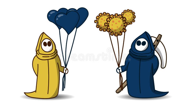 Cute and funny grim reaper stock vector. Illustration of dead - 191853306 Cute and funny grim reaper stock vector. Illustration of dead - 191853306