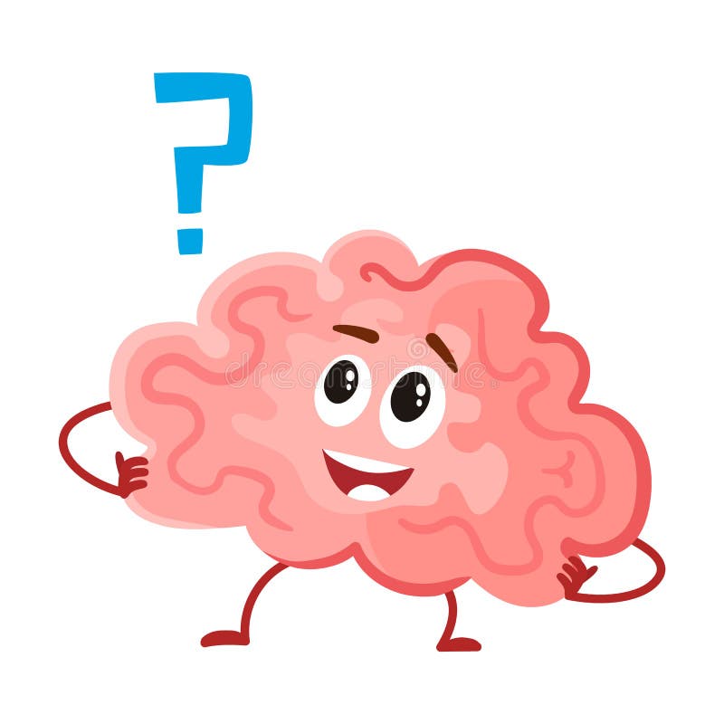 Cute Brain Cartoon Character Pointing Stock Vector - Illustration of  anatomy, cartoon: 31362138