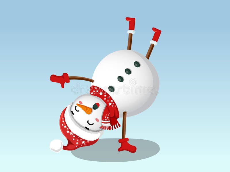 Cute Funny Snowman Isolated on Blue Background. Merry Christmas Stock Vector - Illustration of bell, december: 131945948 Cute Funny Snowman Isolated on Blue Background. Merry Christmas Stock Vector - Illustration of bell, december: 131945948