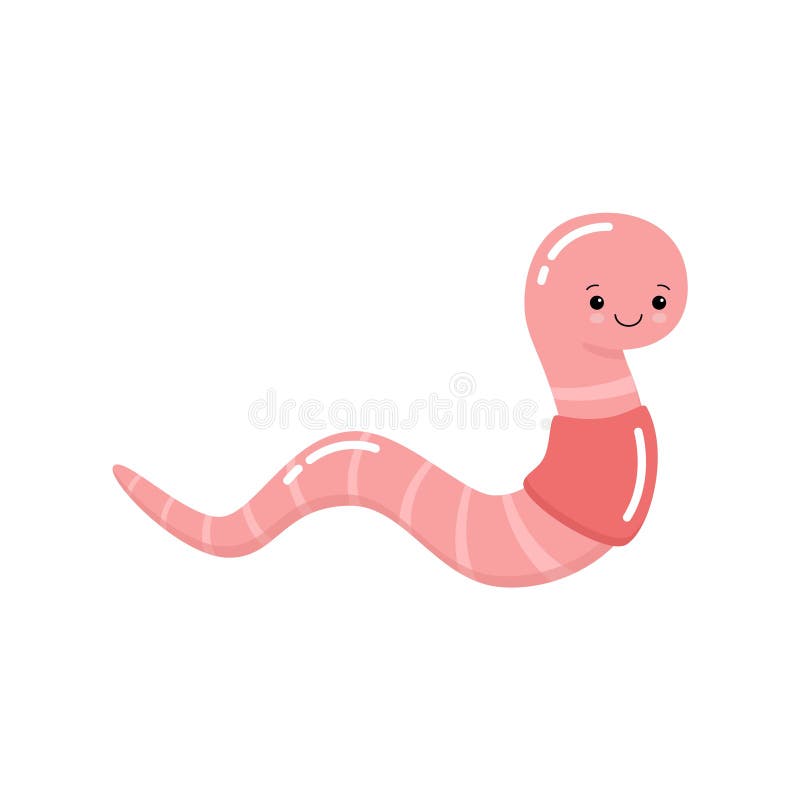 Kawaii Earthworm Stock Illustrations – 117 Kawaii Earthworm Stock