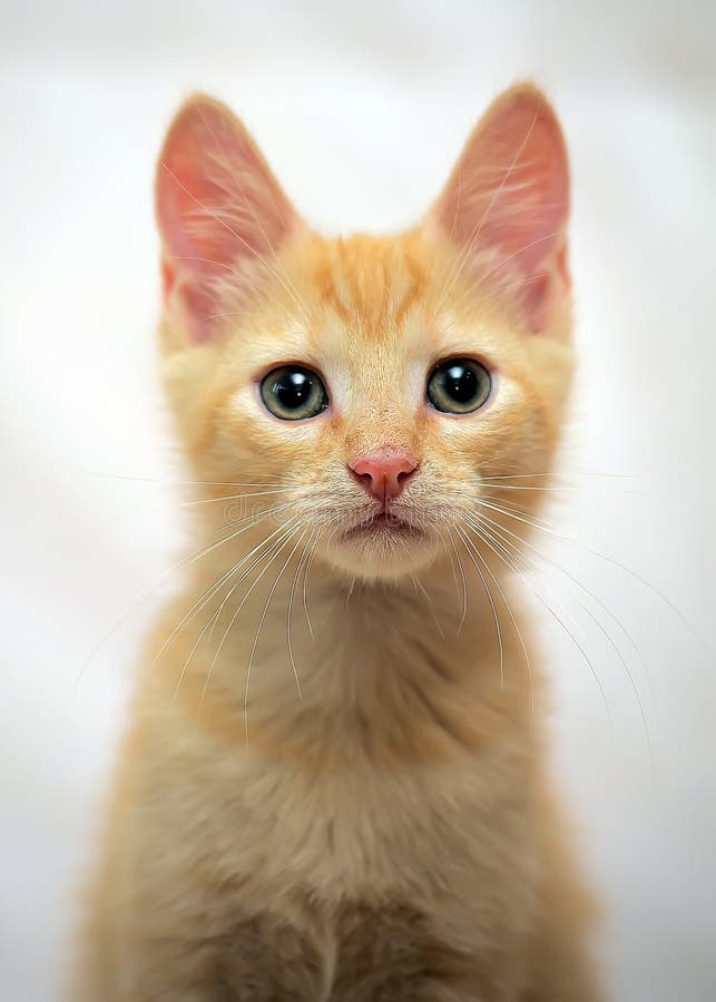 Cute ginger kitten stock photo. Image of fluffy, haired - 44337158