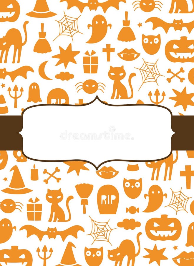 Cute Halloween background