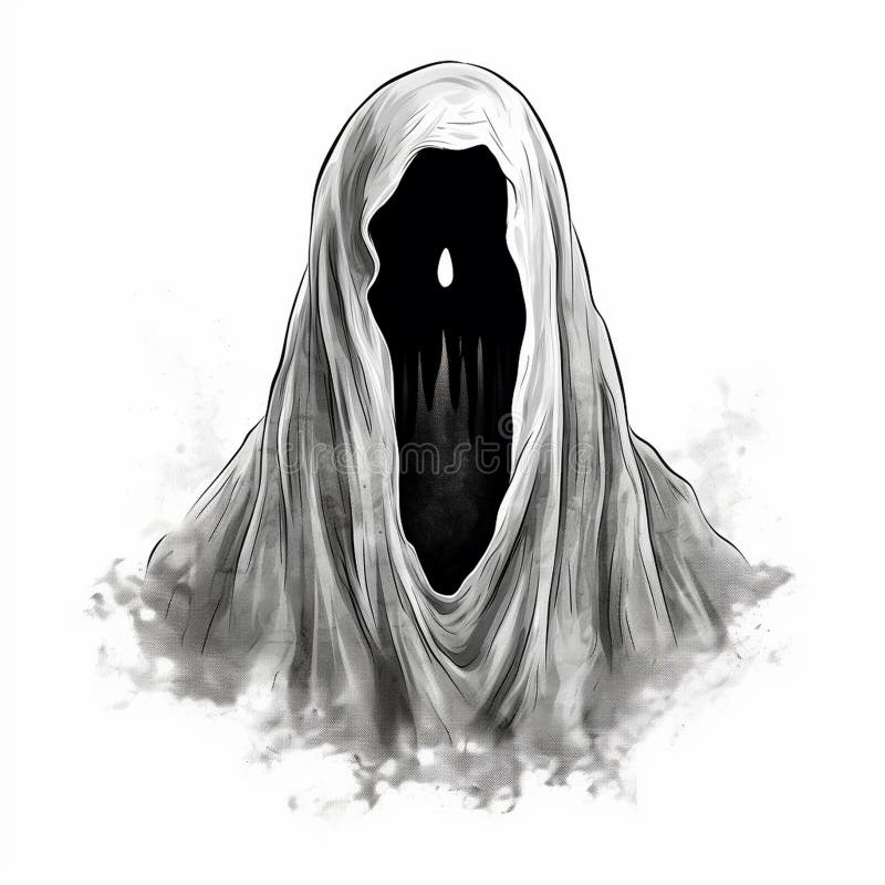 Cute Halloween Ghost Drawings Stock Vector Illustration of babadook