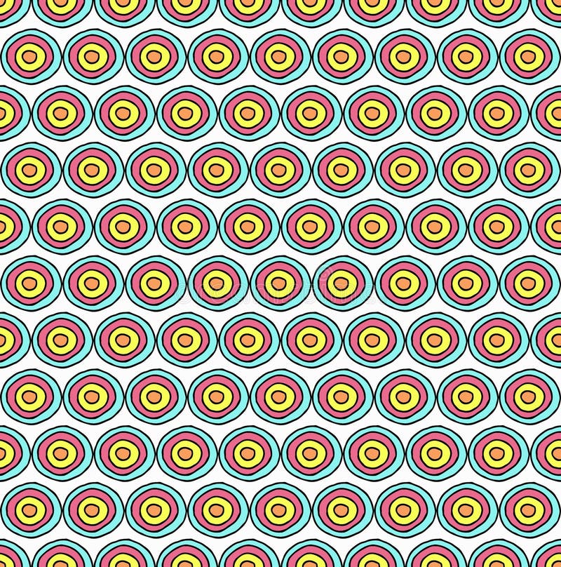 Cute hand drawn pattern royalty free illustration Cute hand drawn pattern royalty free illustration