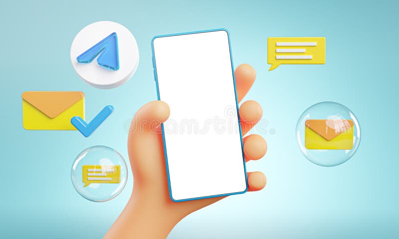 Telegram Logo Minimal Simple Design Template Copy Space 3d Editorial Stock Photo Image Of Logo Text 188227543