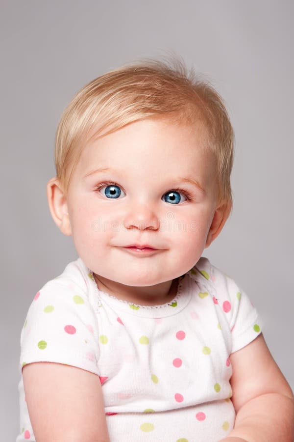 Cute happy blue eyed baby face royalty free stock photo Cute happy blue eyed baby face royalty free stock photo