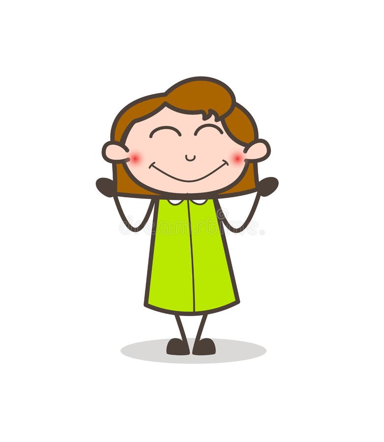 Cute Happy Innocent Girl Blushing Face Vector Stock Illustration - Illustration of employee, happy: 102538317 Cute Happy Innocent Girl Blushing Face Vector Stock Illustration - Illustration of employee, happy: 102538317