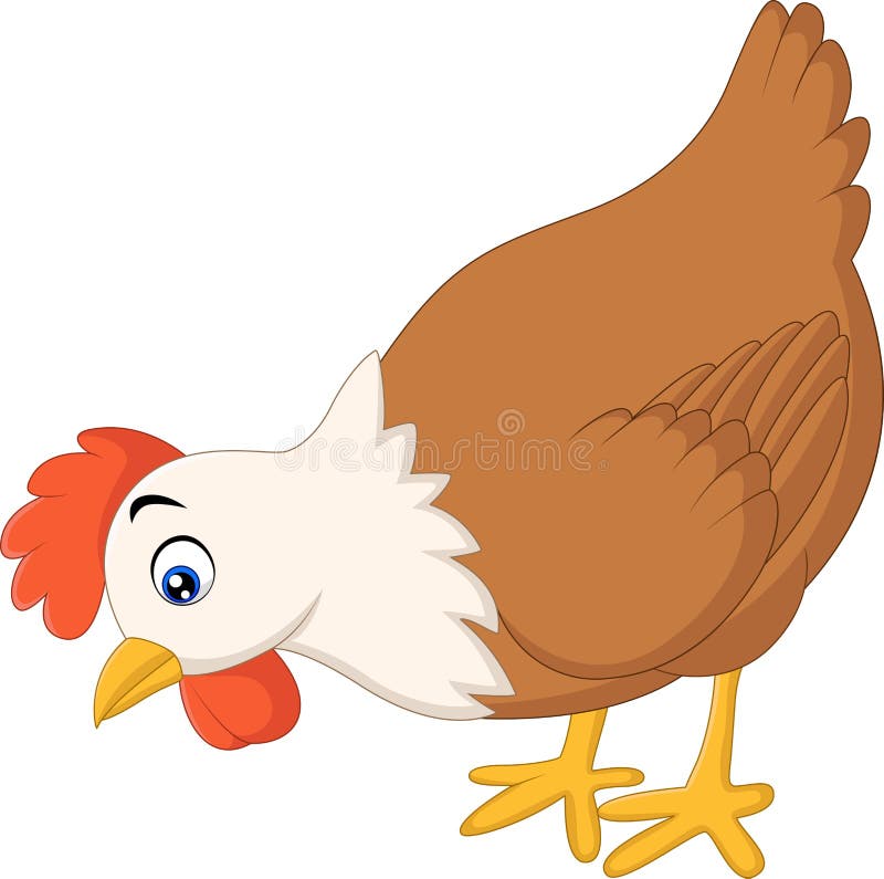 Cute Hen cartoon