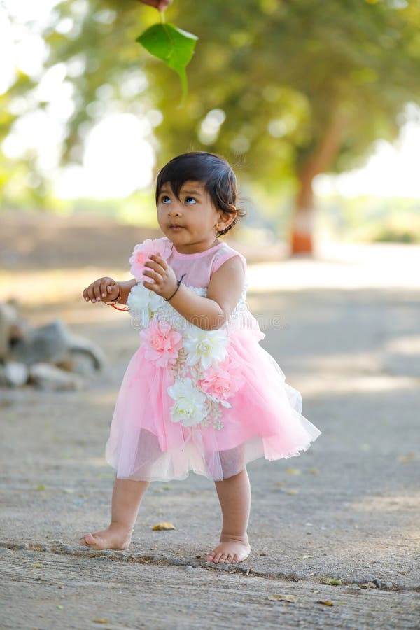 Cute Indian baby girl stock image. Image of closeup - 150328391
