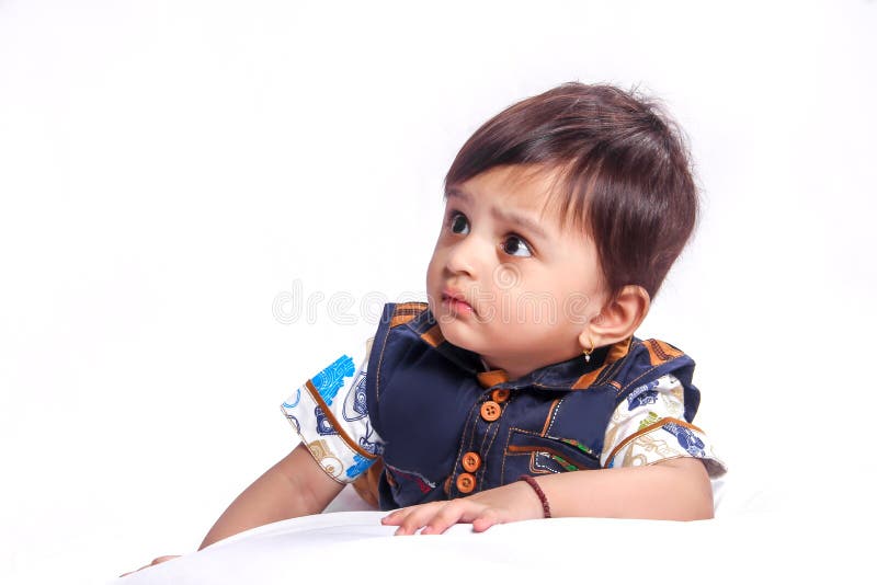 indian smiling baby boy