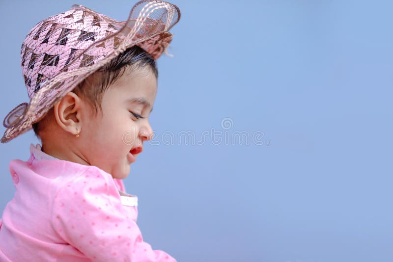 Cute Indian baby girl stock photo. Image of happy, face - 150567934