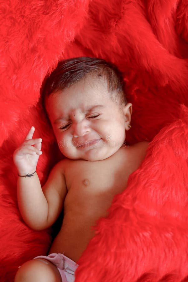 Cute Indian Baby Girl Sleeping on Bed Stock Image - Image of girl, newborn: 123530075 Cute Indian Baby Girl Sleeping on Bed Stock Image - Image of girl, newborn: 123530075