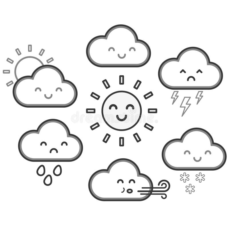 Cartoon Weather Symbols Stock Illustrations 1 825 Cartoon Weather Symbols Stock Illustrations Vectors Clipart Dreamstime