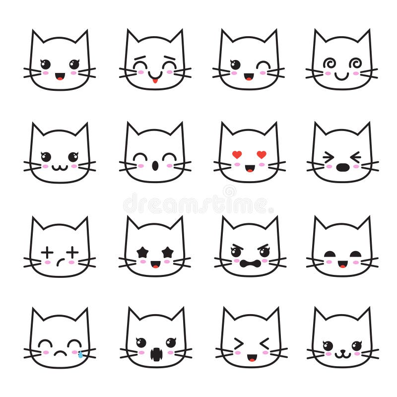 emojicat @‧͙⁺˚*・༓☾white ☽༓・*˚⁺‧, Emoji Cat