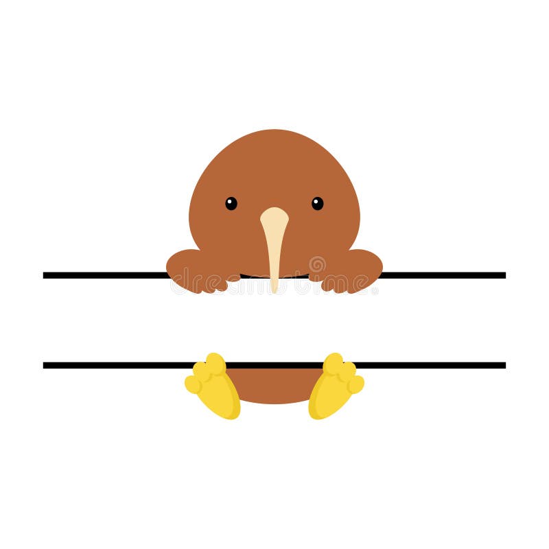 Cute Kiwi Bird Split Monogram. Funny Cartoon Character for Shirt, Scrapbooking, Print, Greeting Cards, Baby Shower, Invitation, Stock Vector - Illustration of kiwi, happy: 224071267 Cute Kiwi Bird Split Monogram. Funny Cartoon Character for Shirt, Scrapbooking, Print, Greeting Cards, Baby Shower, Invitation, Stock Vector - Illustration of kiwi, happy: 224071267