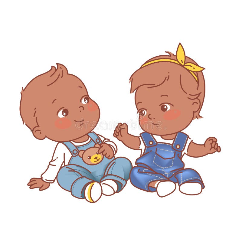 Twin Babies Stock Illustrations 263 Twin Babies Stock Illustrations Vectors Clipart Dreamstime