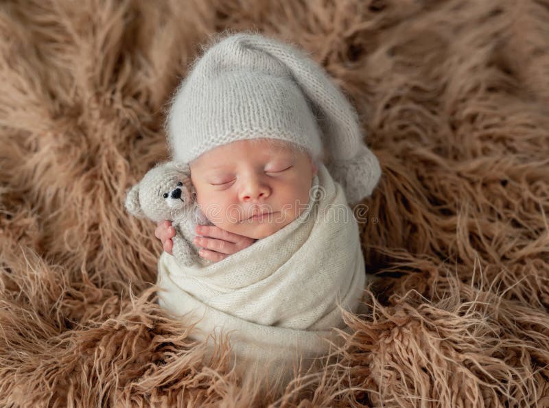 Cute baby sweetly sleeping