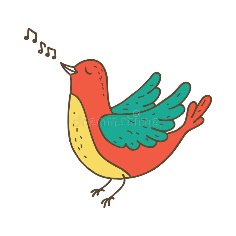 Bird Singing Stock Illustrations – 6,232 Bird Singing Stock